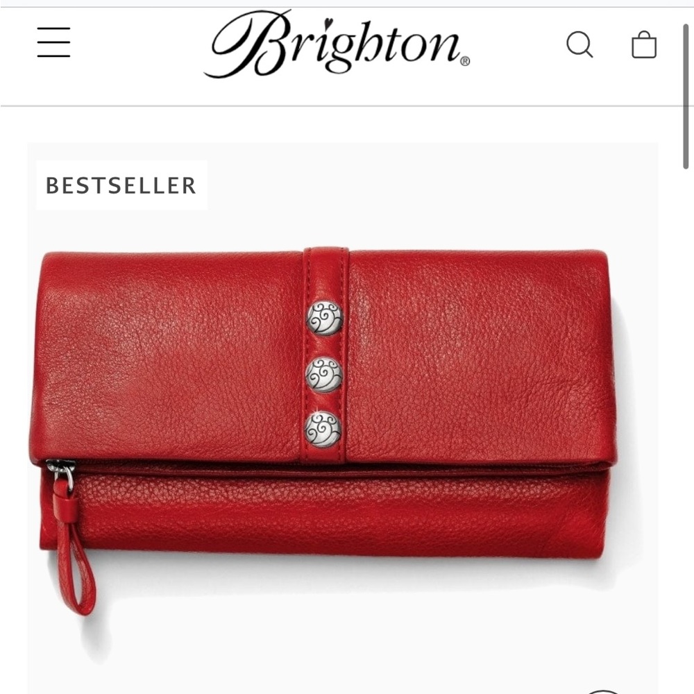 NWT Brighton Nolita Shimmer Large Wallet